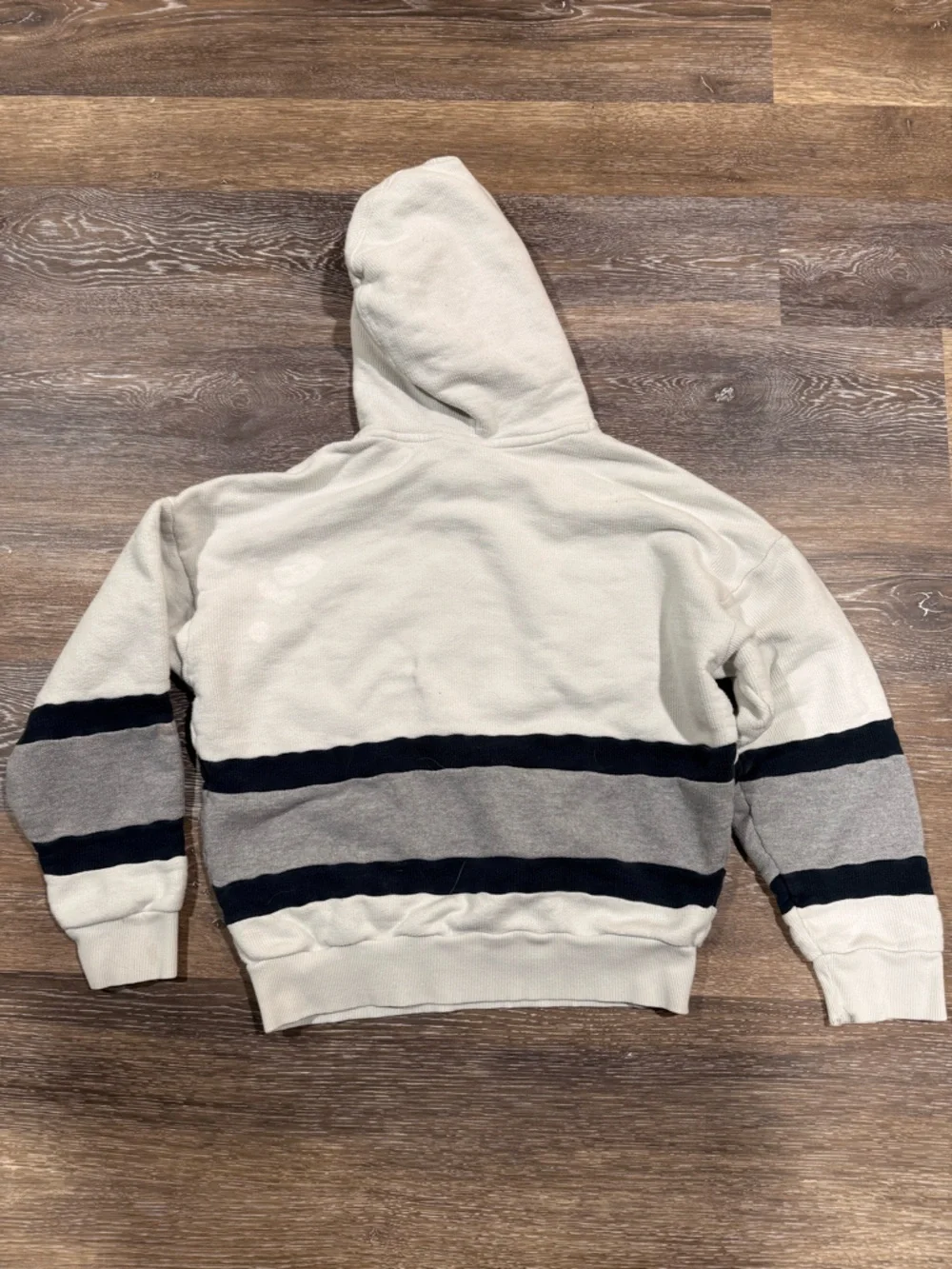 Adidas Ribbed Sweatshirt Hoody Sz Sm - Picture 3 of 3